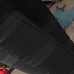 H&M green tartan pants; never worn